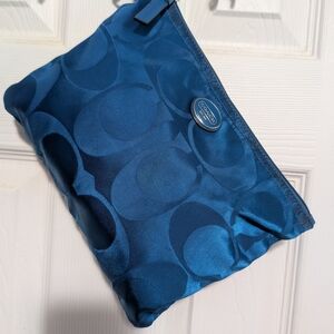 Coach Midnight Blue Wristlet